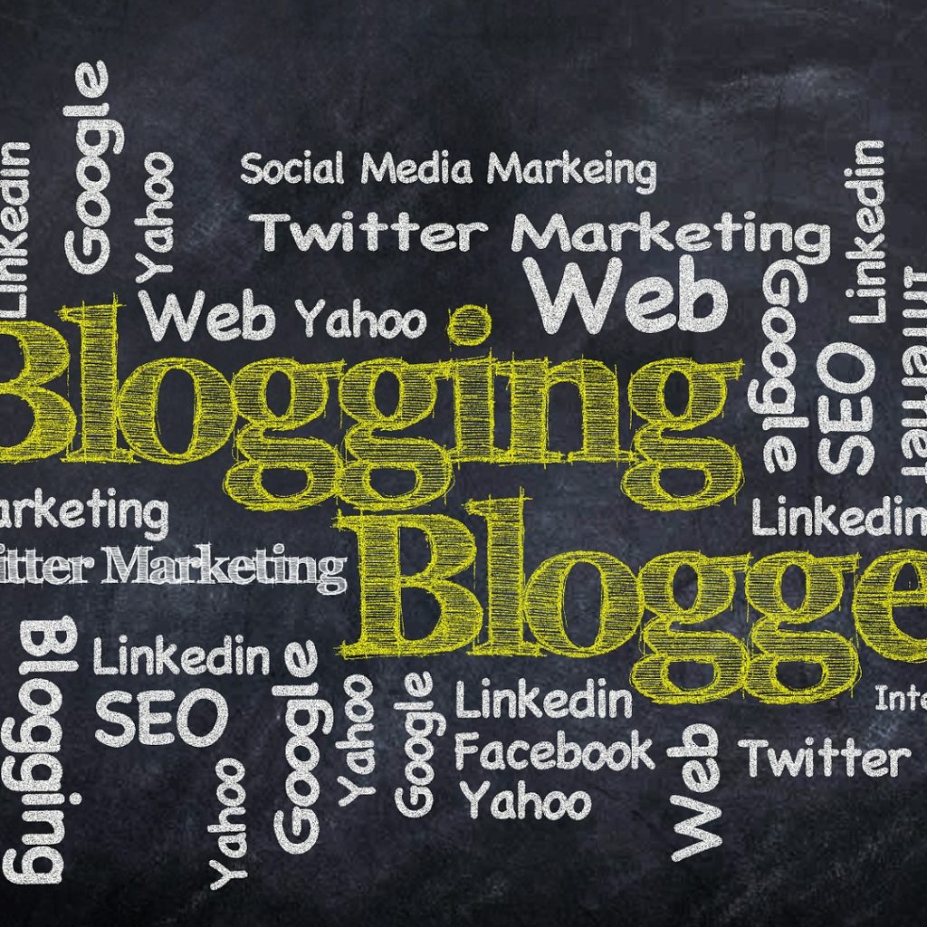 Nuage de mots dédiés aux bloggers et au blogging