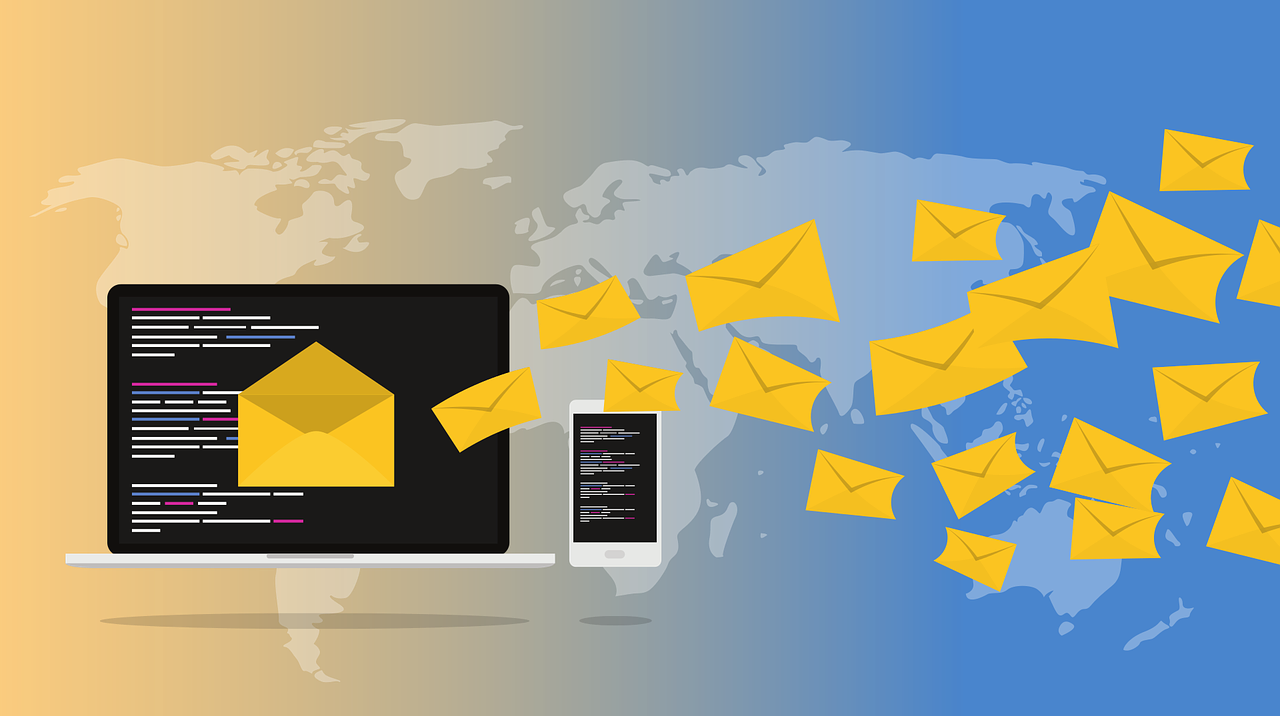 Enveloppes symbolisant l'email marketing