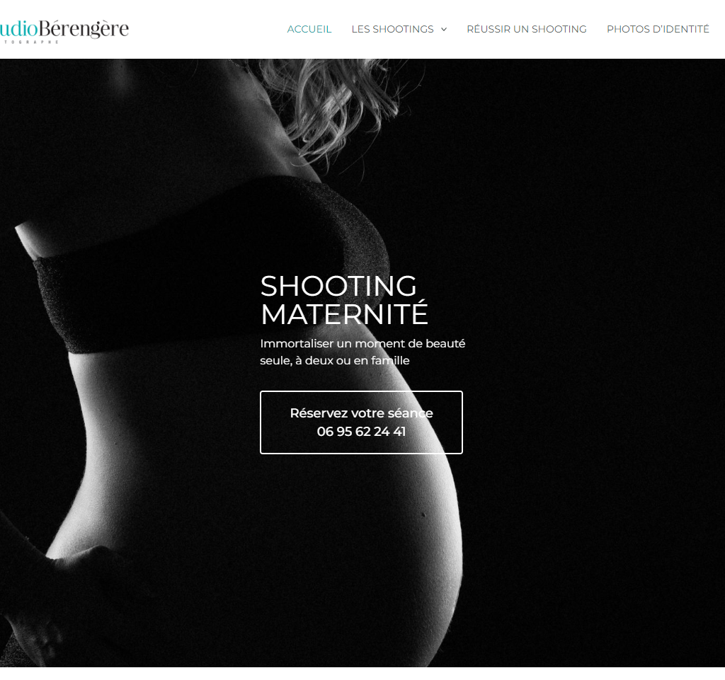 Site vitrine Studio Bérengère