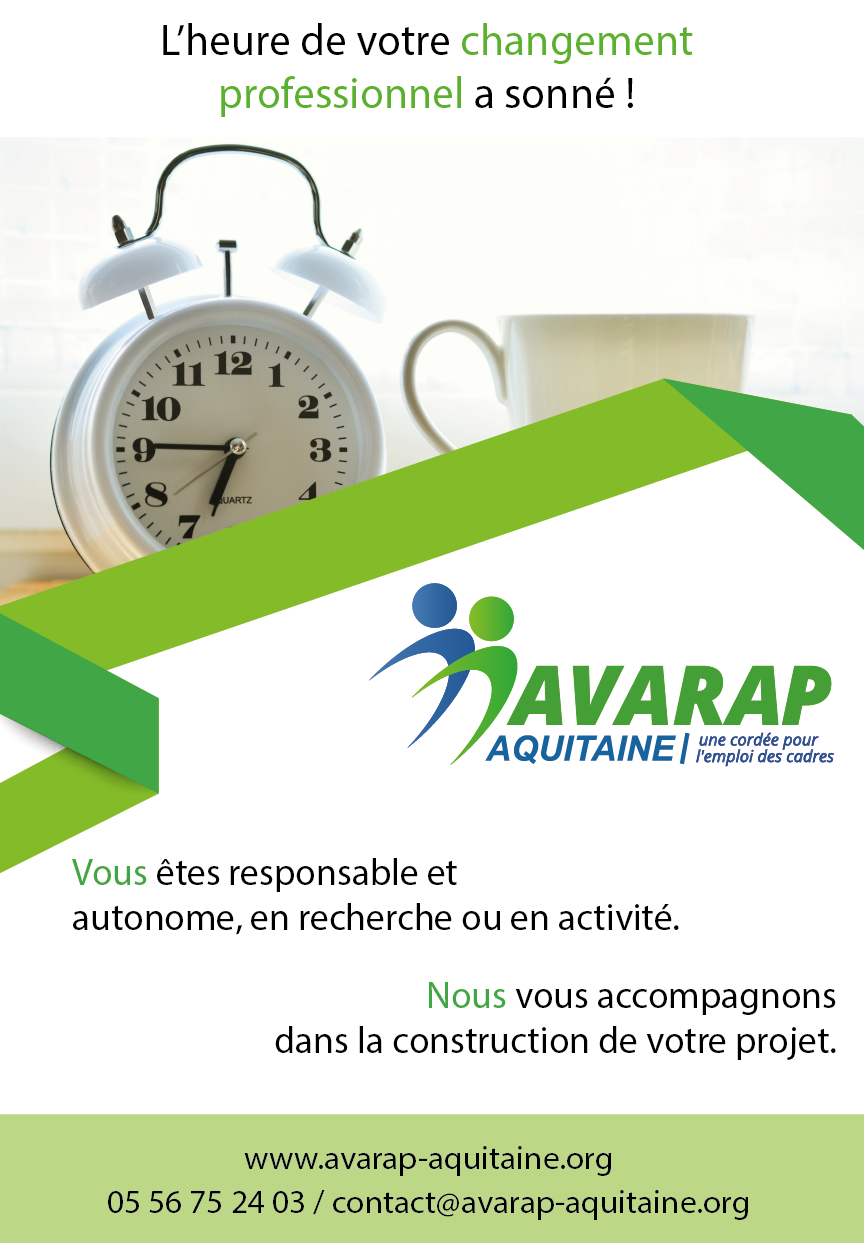 Création de flyer pour l'Avarap Aquitaine.