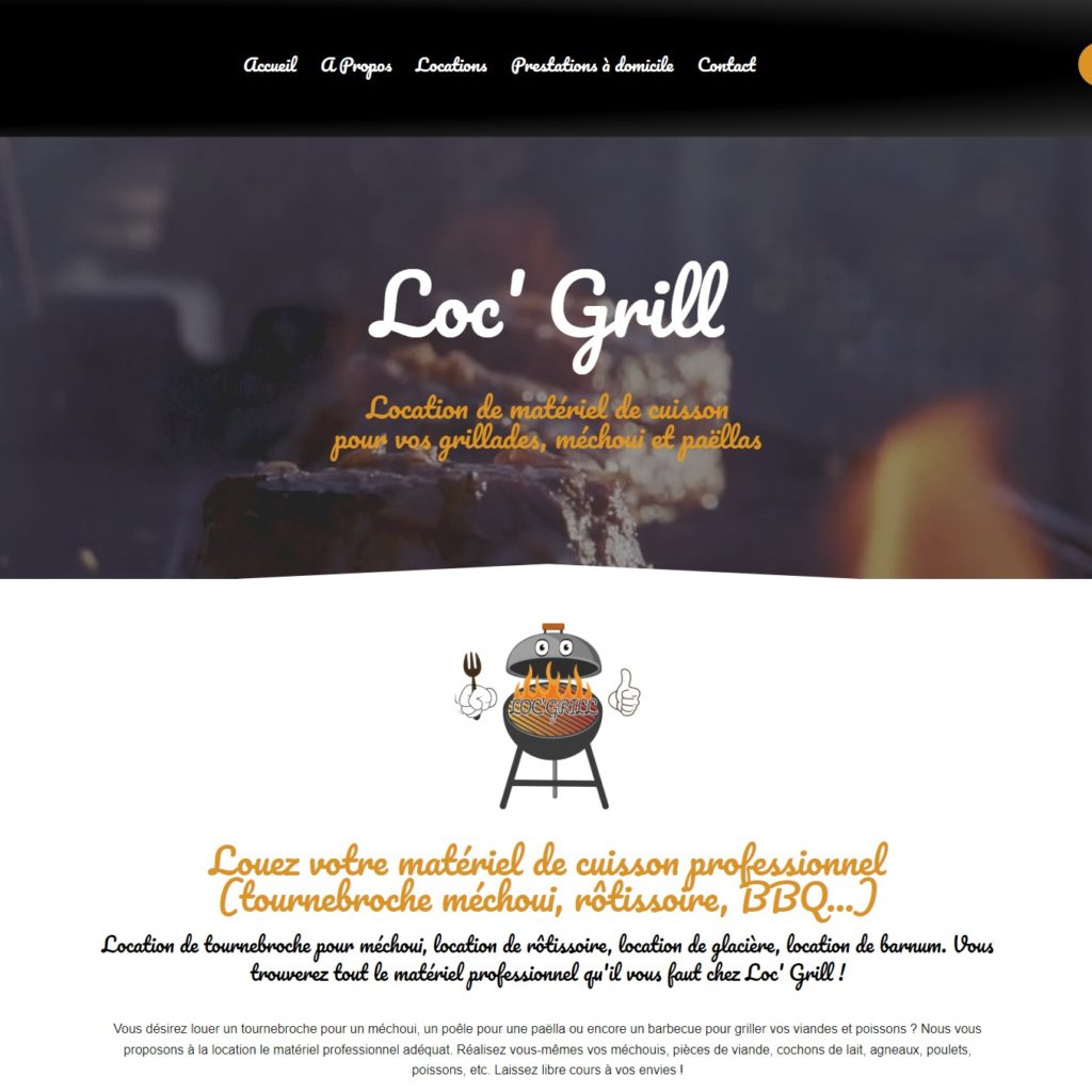 Site one page Loc’ Grill