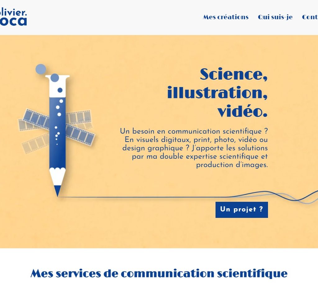 Site vitrine Olivier Roca