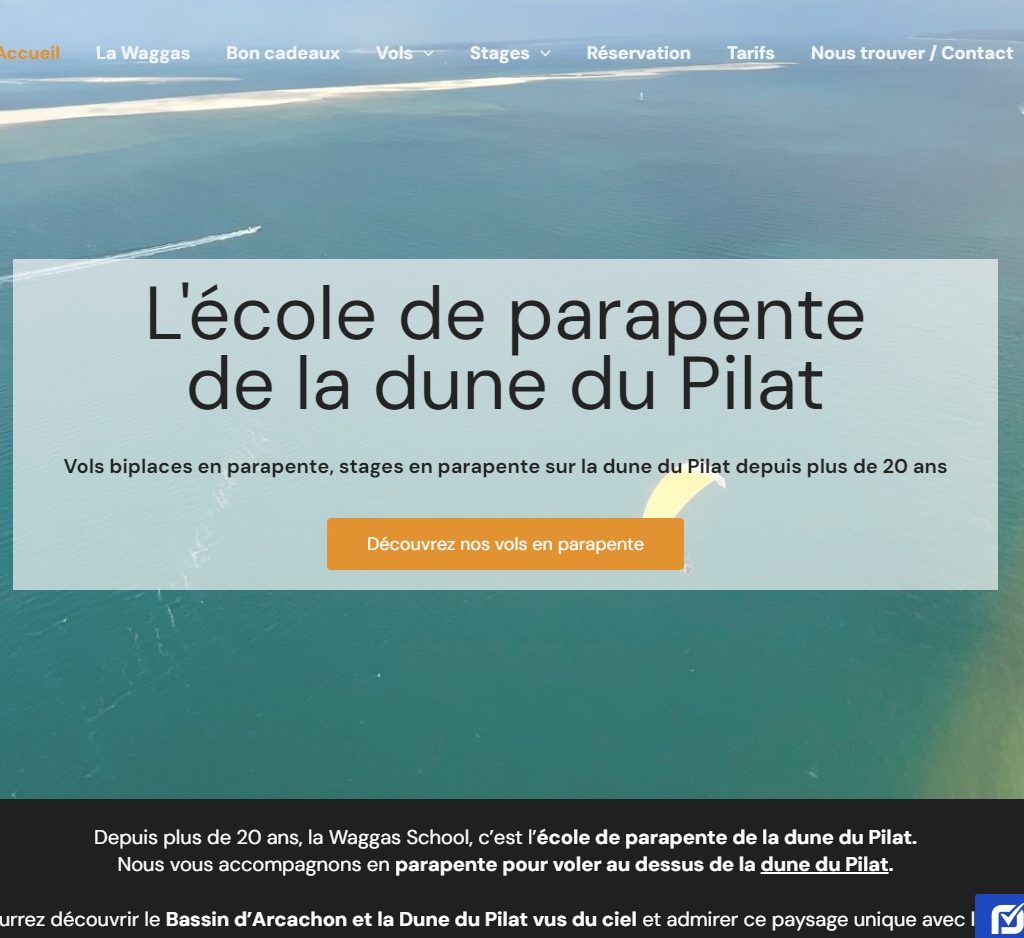 Site vitrine Waggas School