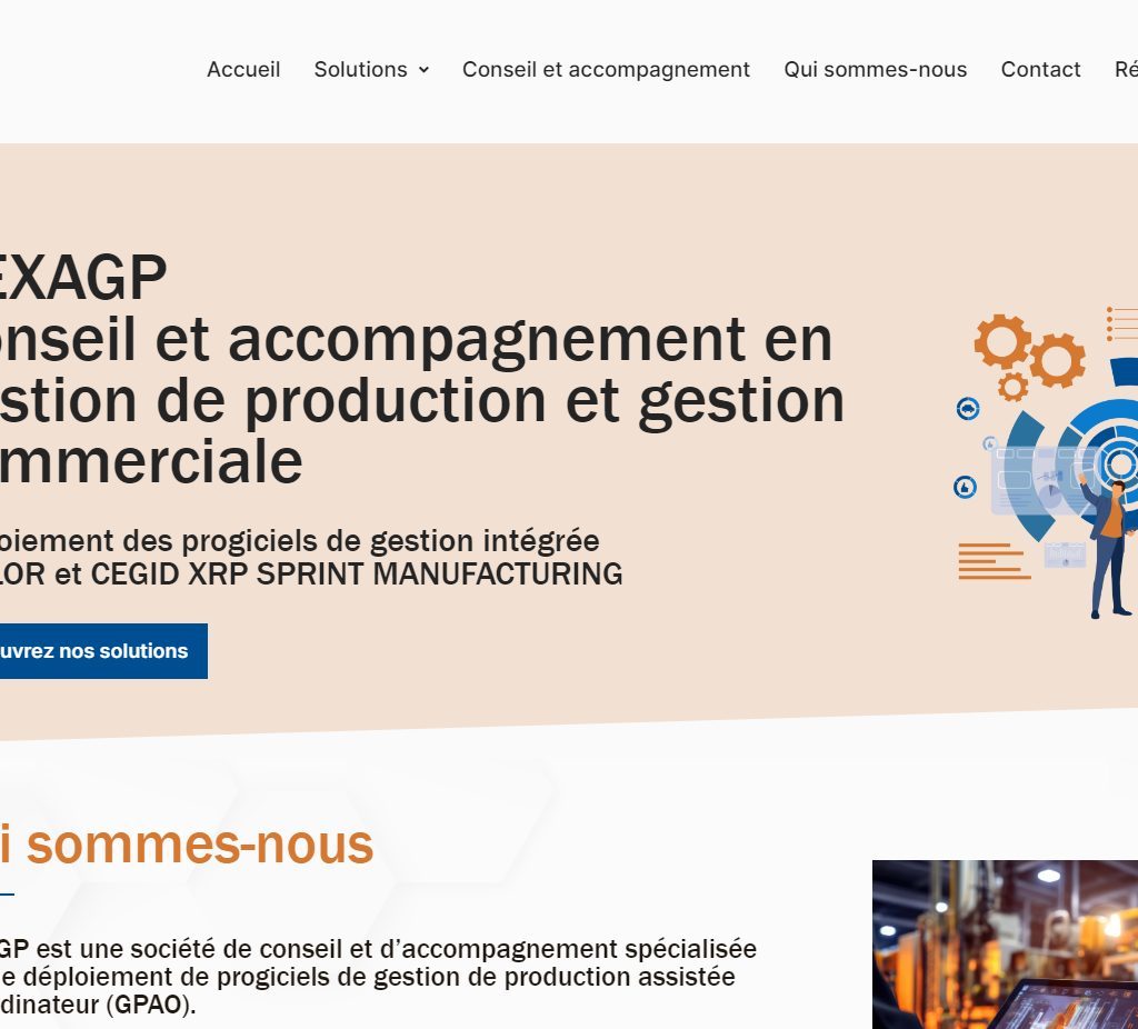 Site one page HEXAGP