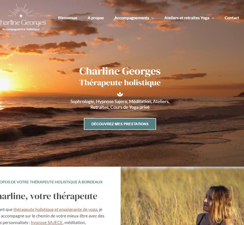 Site vitrine Charline Georges